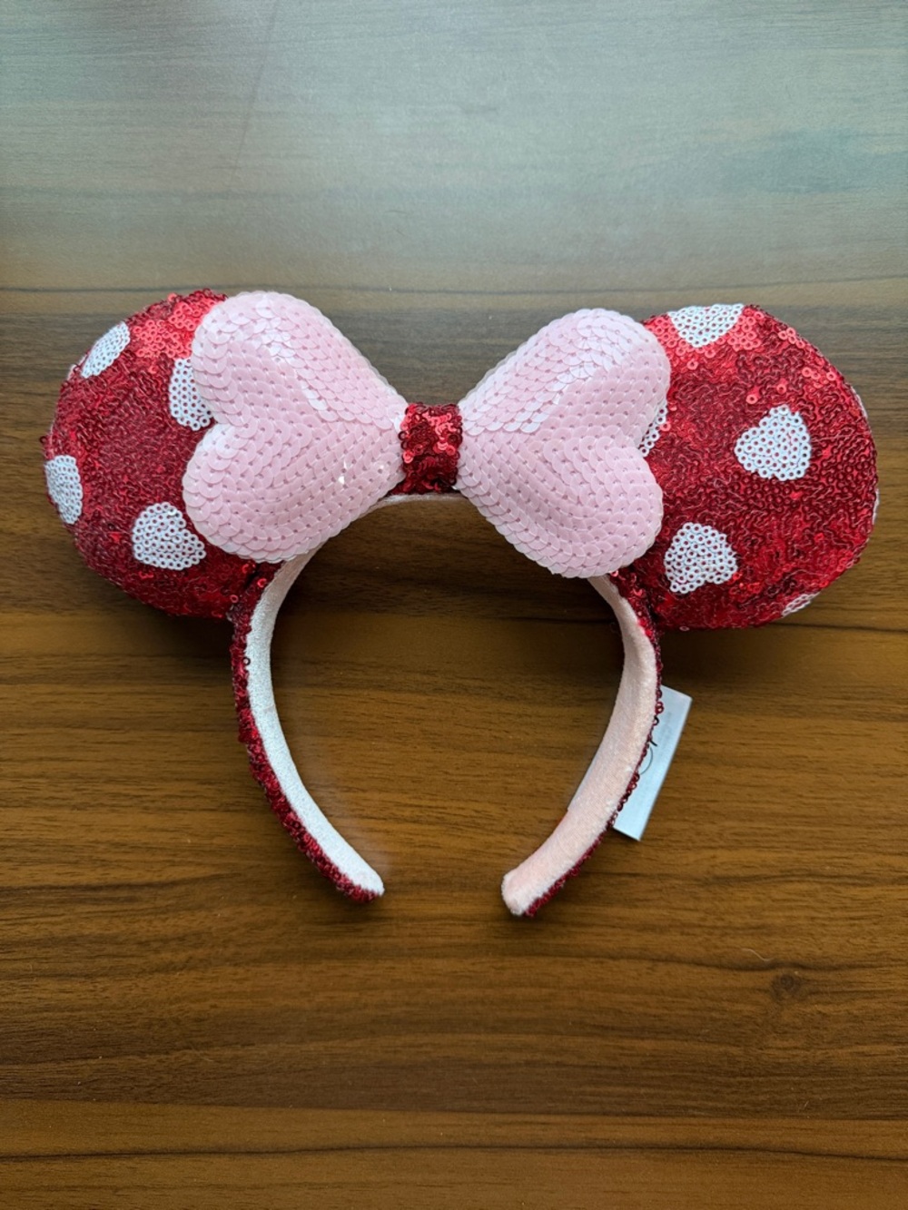 Disney Parks Sequin Heart Minnie Ears
